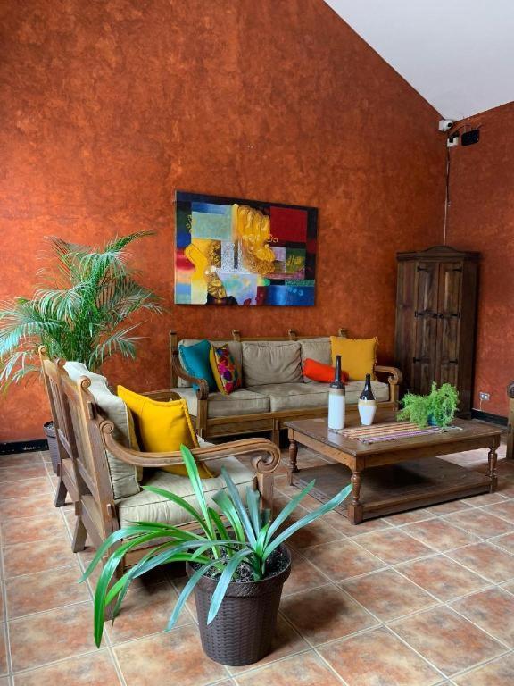 Casona Del Conquistador Antigua Bagian luar foto